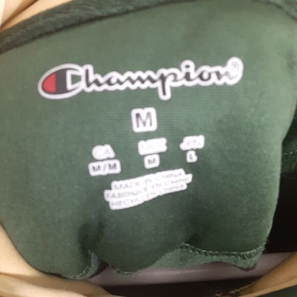 University of South Florida Bulls Hoodie Medium Green USF Champion Pullover Mens - Picture 4 of 8